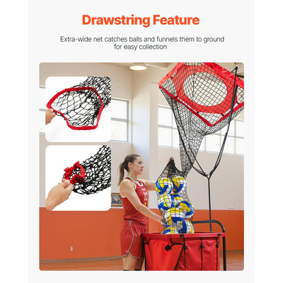 Εξοπλισμός προπόνησης βόλεϊ VEVOR Setter για προπονητή με ρυθμιζόμενο ύψος και γωνία διχτυού