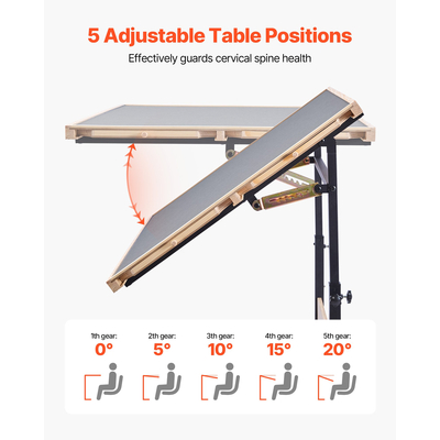 VEVOR Παζλ 1500 τεμαχίων με ρυθμιζόμενο πόδι, φορητό ξύλινο παζλ 86x63cm