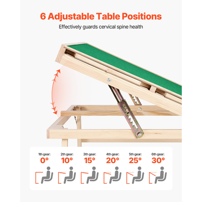 VEVOR Φορητό Ξύλινο Παζλ 1500 Τεμαχίων με Πτυσσόμενο Πόδι 86x63εκ.