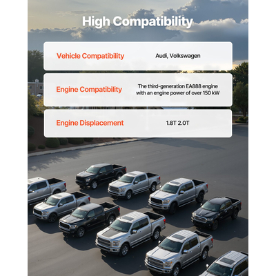 Κιτ εκκεντροφόρου άξονα και βαλβίδας ελέγχου VEVOR Audi & Volkswagen 1.8T/2.0T EA888 άνω των 150KW