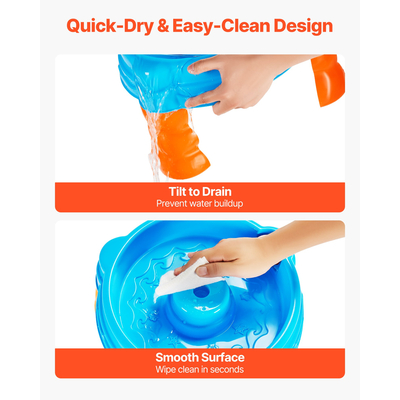 VEVOR Τραπεζάκι Νερού για Νήπια, Παιδικό Αισθητηριακό Τραπεζάκι Δραστηριοτήτων με 9 Αξεσουάρ