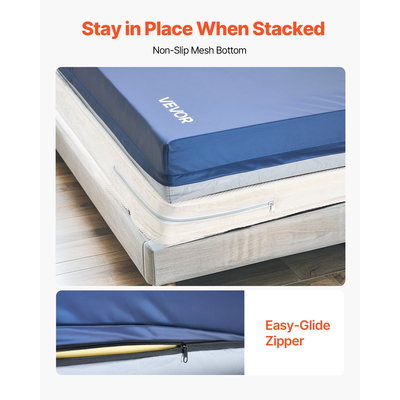 Στρώμα Νοσοκομειακής Ιατρικής Κλίνης VEVOR 6 ιντσών, Αδιάβροχο, Αντιολισθητικό Αφρό 500 λίβρες