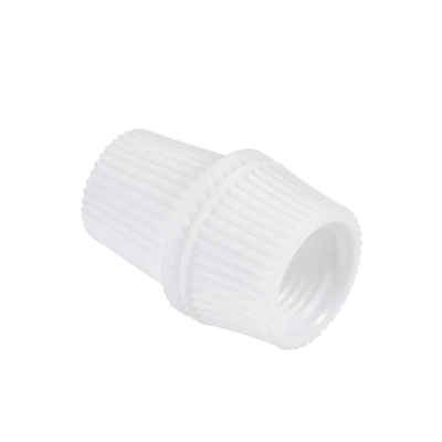 101116  Στυπιοθλίπτης - Στήριγμα Καλωδίου για Ροζέτα Λευκό