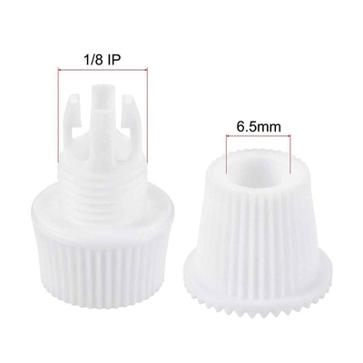 101116  Στυπιοθλίπτης - Στήριγμα Καλωδίου για Ροζέτα Λευκό