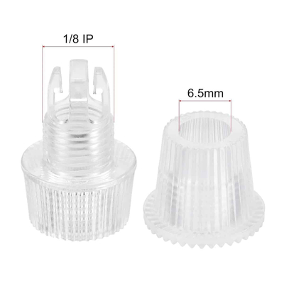 101116 Στυπιοθλίπτης - Στήριγμα Καλωδίου για Ροζέτα Διαφανο