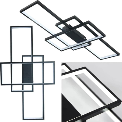 101490 QUATTRO LED Κρεμαστό Φωτιστικό Οροφής 108W 8640Lm CCT Dimmable με χειριστήριο