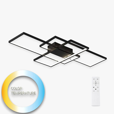 101490 QUATTRO LED Κρεμαστό Φωτιστικό Οροφής 108W 8640Lm CCT Dimmable με χειριστήριο