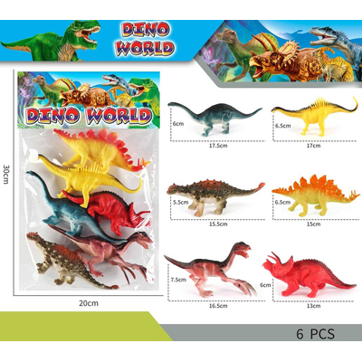 Σετ φιγούρες δεινοσαύρων - 6pcs - F2836 - 314224