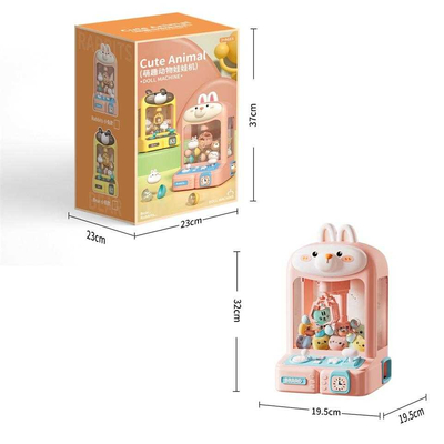 Mini παιχνιδομηχανή τσιμπίδα με ζωάκια - 592 - 215617