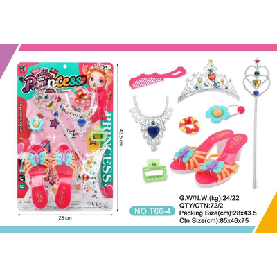 Παιδικό σετ πριγκίπισσας με πέδιλα - T66-4 - 215167