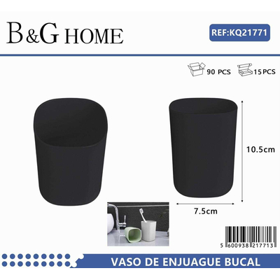 Θήκη οδοντόβουρτσας πλαστική - Black - 21771