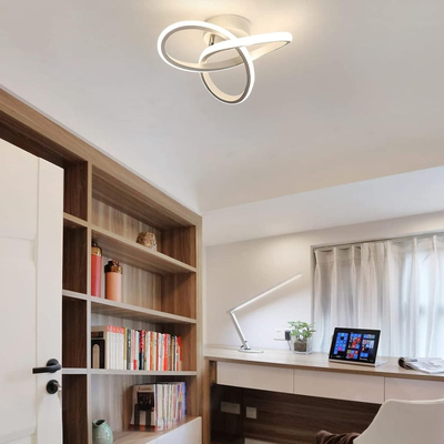 Aether-W Μεταλλικό Φωτιστικό Οροφής 24Watt CCT μέσω διακόπτη