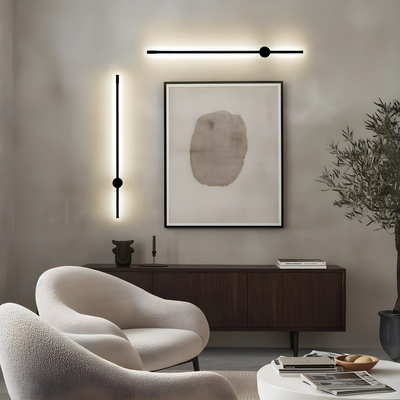 101341-C DISON LED Φωτιστικό Τοίχου/Απλίκα ράβδος (Stick) 12W Λευκό Ημέρας 4500Κ Μ60 x Π9.5 x Υ9.5cm Dimmable + ON/OFF