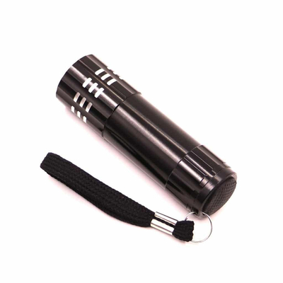 100271 Φακός Χειρός LED Μεταλλικός με 9 LED