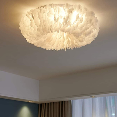 G7B1020 Roma-C Φωτιστικό οροφής με πούπουλο 6ΧΕ27 D50