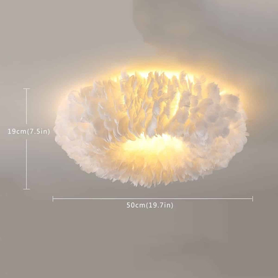 G7B1020 Roma-C Φωτιστικό οροφής με πούπουλο 6ΧΕ27 D50