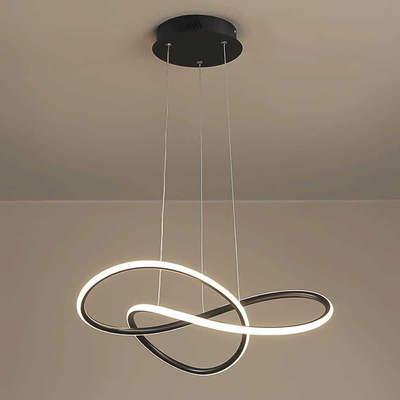 Artemisia Κρεμαστό Φωτιστικό Οροφής LED 40W CCT Dimmable Μαύρο με χειριστήριο