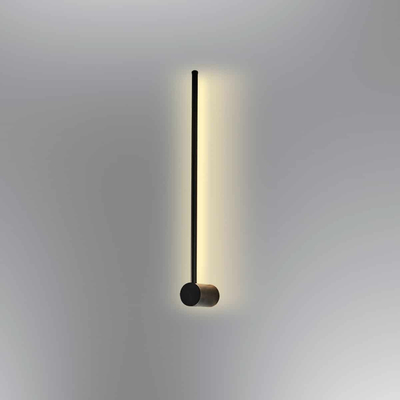 101341 DISON LED Φωτιστικό Τοίχου/Απλίκα ράβδος (Stick) 12W Λευκό Ημέρας 4500Κ Μ60 x Π9.5 x Υ9.5cm Dimmable + ON/OFF