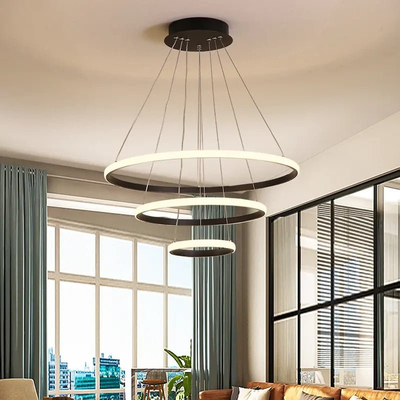 LG-4815 Silica Μεταλλικό Κρεμαστό Φωτιστικό 60Watt Dimmable CCT με χειριστήριο