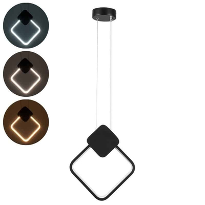 LG-6438 Μεταλλικό Κρεμαστό Φωτιστικό 12Watt CCT - Εναλλαγή Φωτισμού μέσω Διακόπτη On/Off All In One