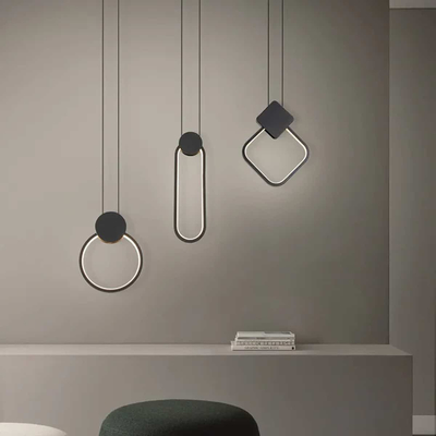 LG-6438 Μεταλλικό Κρεμαστό Φωτιστικό 12Watt CCT - Εναλλαγή Φωτισμού μέσω Διακόπτη On/Off All In One