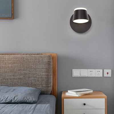 100080BL MASON Φωτιστικό Τοίχου/Απλίκα LED 6W AC 220V Μαύρο Μεταλλικό Θερμό Λευκό 3000K