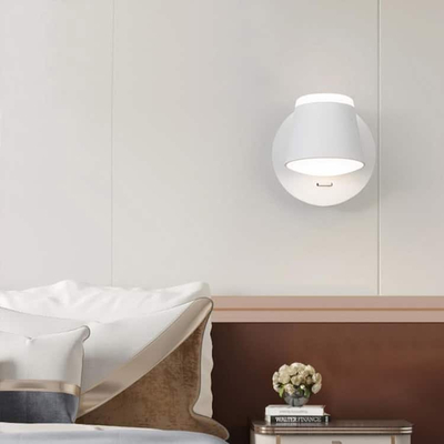 100080WH MASON Φωτιστικό Τοίχου/Απλίκα LED 6W AC 220V Λευκό Μεταλλικό Θερμό Λευκό 3000K