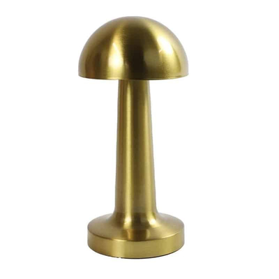 Mushroom LED Επιτραπέζιο Φωτιστικό Μπαταρίας Χρυσό
