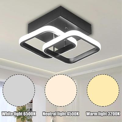 Oliya-B Μεταλλικό Φωτιστικό Οροφής 24Watt CCT μέσω διακόπτη