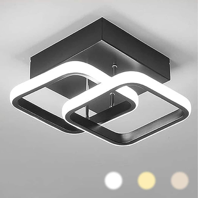 Oliya-B Μεταλλικό Φωτιστικό Οροφής 24Watt CCT μέσω διακόπτη
