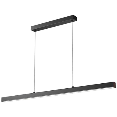 Orion Κρεμαστό Φωτιστικό Οροφής LED 32W CCT Dimmable Μαύρο με χειριστήριο