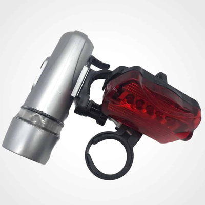 100772 Φακός Ποδηλάτου με Οπίσθιο Φανάρι LED