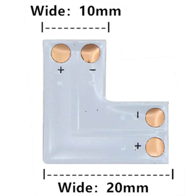 100991 Κονέκτορας L για Ταινία LED 7.2 - 14.4 Watt