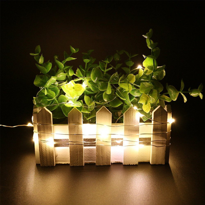 100LED Αδιάβροχα Λαμπάκια μπαταρίας Θερμό Λευκό