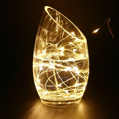 100LED Αδιάβροχα Λαμπάκια μπαταρίας Θερμό Λευκό