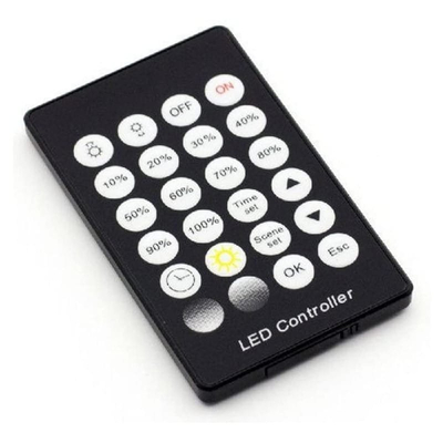 101007 Ασύρματο Controller & Dimmer για Μονόχρωμα Προϊόντα DC 12-24V 144/288W με Ρύθμιση Μέρας/Νύχτας και Χρονοδιακόπτη On/Off