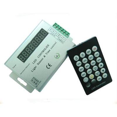 101007 Ασύρματο Controller & Dimmer για Μονόχρωμα Προϊόντα DC 12-24V 144/288W με Ρύθμιση Μέρας/Νύχτας και Χρονοδιακόπτη On/Off
