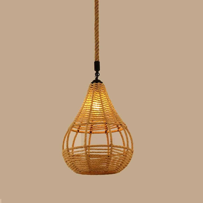 Country Κρεμαστό Φωτιστικό 1ΧΕ27 Σχοινί