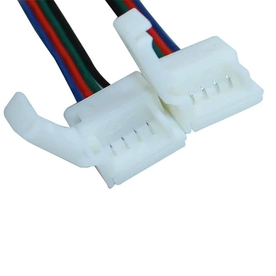 100062 Διπλός Ταχυσύνδεσμος με 15cm Καλώδιο για Ταινίες LED Strip to Strip RGB 7.2W και 14.4W - 10mm