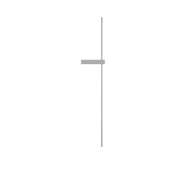 GB0111 LED Minimal Φωτιστικό Τοίχου 12W 60CM Λευκό