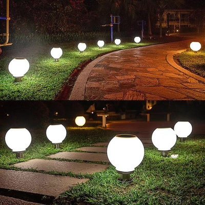 LED Αδιάβροχη Ηλιακή Μπάλα Κήπου D25