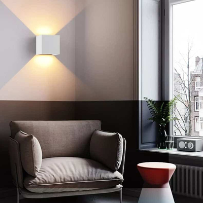 101369 ROTH Φωτιστικό Τοίχου Up & Down LED 2x6W – Θερμό Λευκό 3000K | Απλίκα Εσωτερικού & Εξωτερικού Χώρου IP44