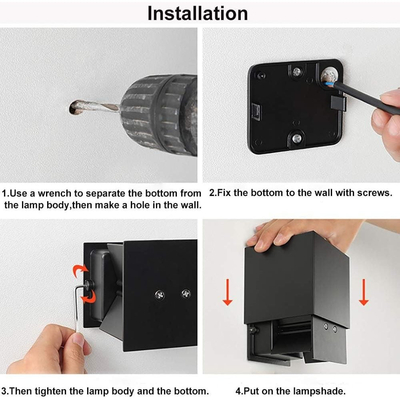 101369 ROTH Φωτιστικό Τοίχου Up & Down LED 2x6W – Θερμό Λευκό 3000K | Απλίκα Εσωτερικού & Εξωτερικού Χώρου IP44