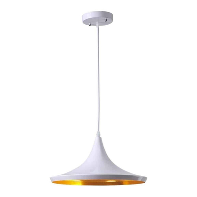LED7 TIM-1B Κρεμαστό Φωτιστικό Καμπάνα D350mm Λευκό