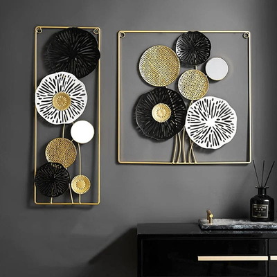 101326 Μεταλλικό Διακοσμητικό Τοίχου Flower-B 22x60CM