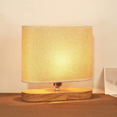 101351 Public Επιτραπέζιο Φωτιστικό Ξύλινο E27 – Κομψός Φωτισμός για Κομοδίνο ή Γραφείο (23x21cm)