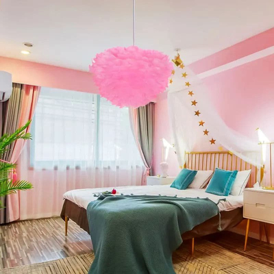 Roma-B Feather Φωτιστικό οροφής με πούπουλο 3ΧΕ27 D50