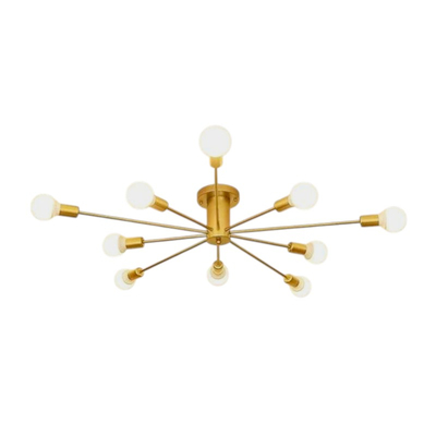 Φωτιστικό οροφής LED - 7021-10 - Gold - 431385