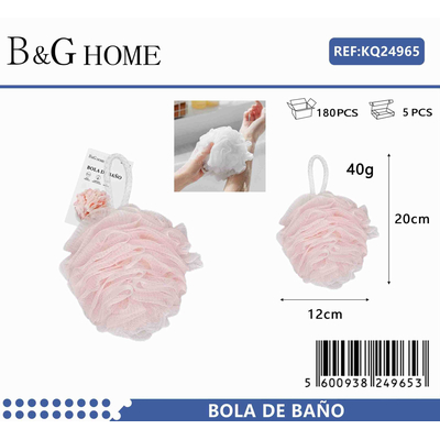 Σφουγγάρι μπάνιου δίχτυ - Light Pink - 24965