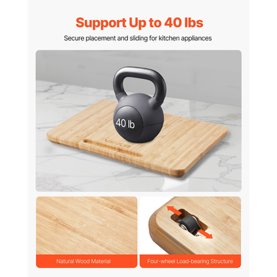 Συρόμενος Δίσκος Συσκευής VEVOR 10,5 x 13 ίντσες για Πάγκο Κουζίνας